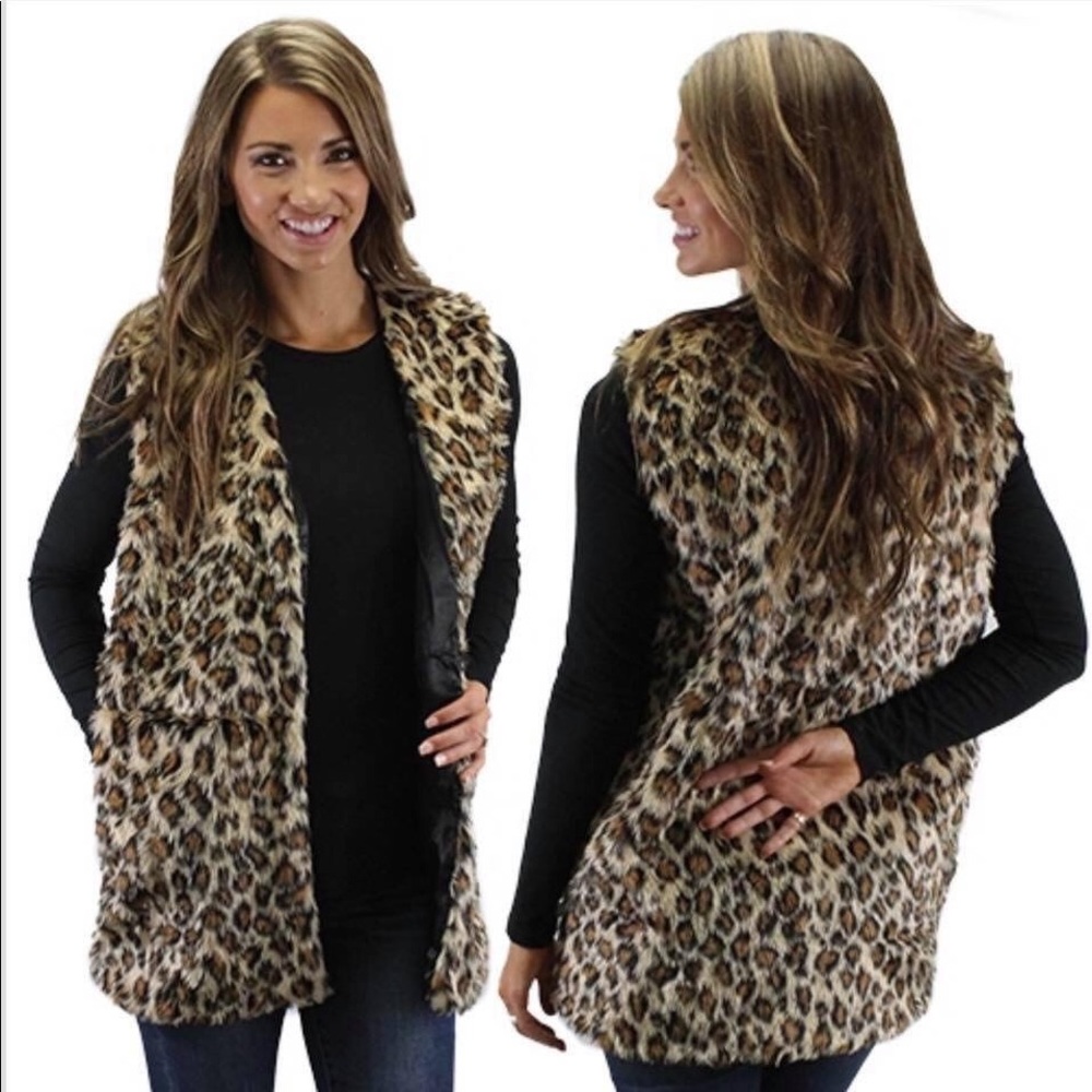 Leopard Vest